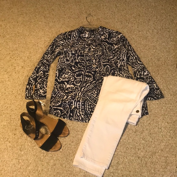 Nic+Zoe Linen Top - Picture 2 of 8